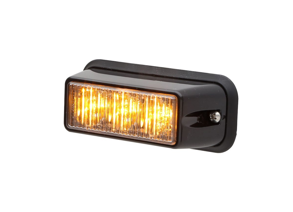 Whelen Engineering Company Warning Light, TIR3  Series, 3-1/2 Length x 1-1/4 Width x 1.125 in Height, Directional LED - RSA03ZCR