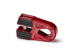 Factor 55 Winch Cable Shackle Mount, Fits 3/8 in Steel Cable/Synthetic Winch Rope, 16000 lb Load Capacity, Red - 00080-01