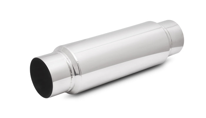 Vibrant Performance Exhaust Resonator, Stainless Steel, 5 in Outside Diameter x 18 in Overall Length - 17970