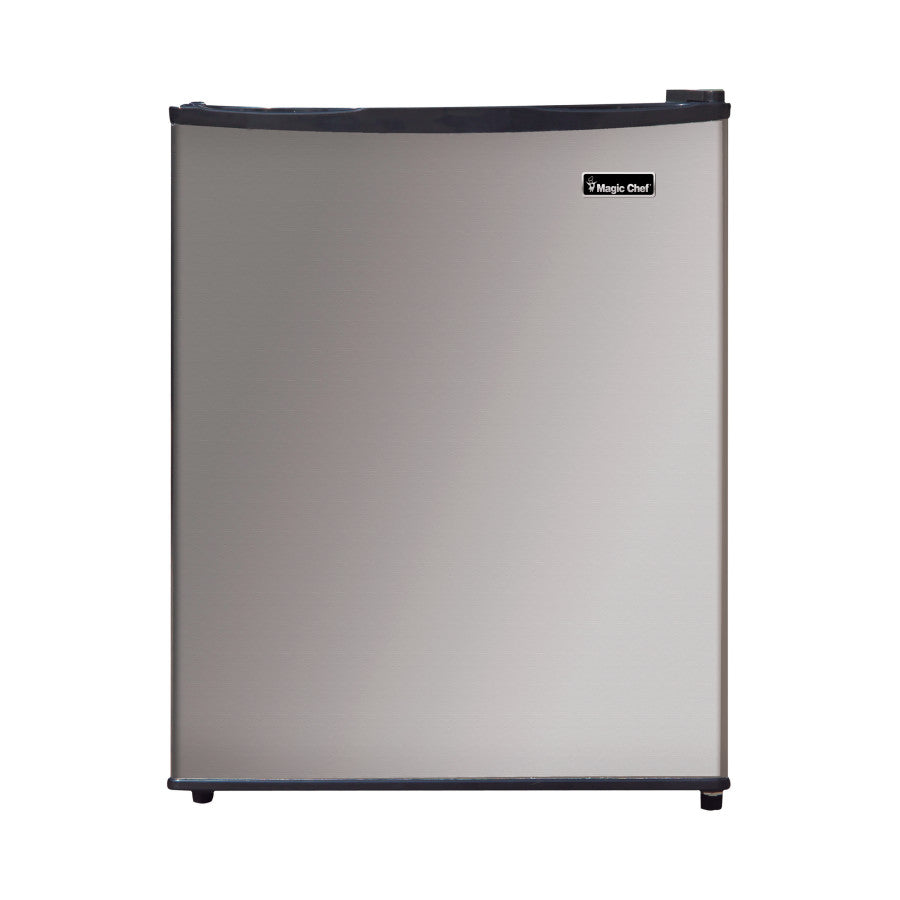 Magic Chef Refrigerator, 2.4 Cubic ft Capacity, 120 V, Stainless Steel - MCAR240SE2