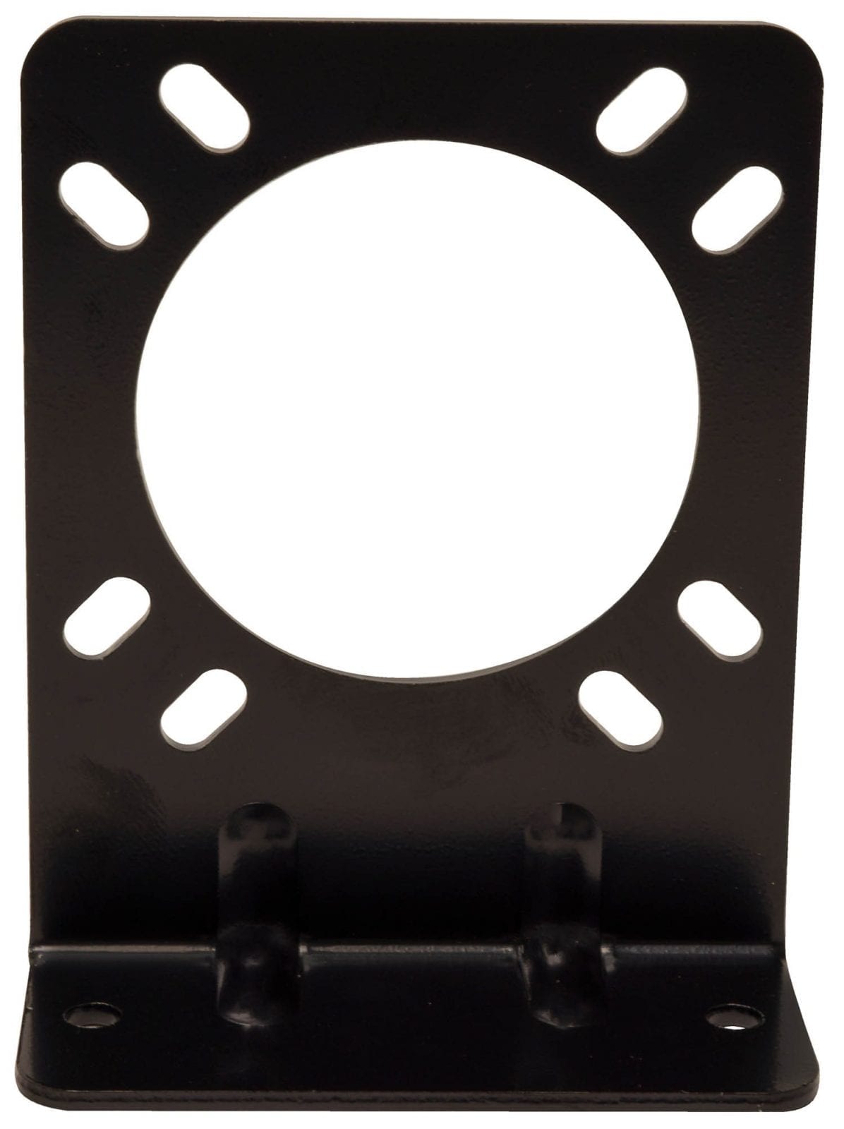 Valterra Trailer Wiring Connector Mounting Bracket, For Use With 7-Way Connector, Black, Steel - A10-9394