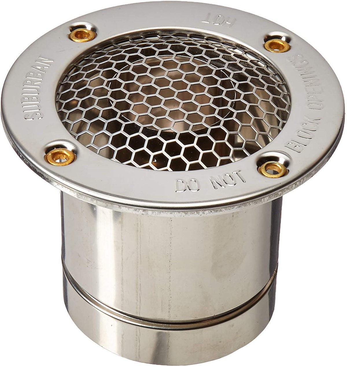 Suburban Mfg Wall Vent, For 1 To 2 in Wall Thickness, 2 in - 261617