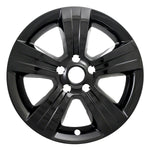 Coast2Coast Wheel Skin, 17 in, 5 Spokes, Gloss Black, Set Of 4 - IWCIMP373BLK