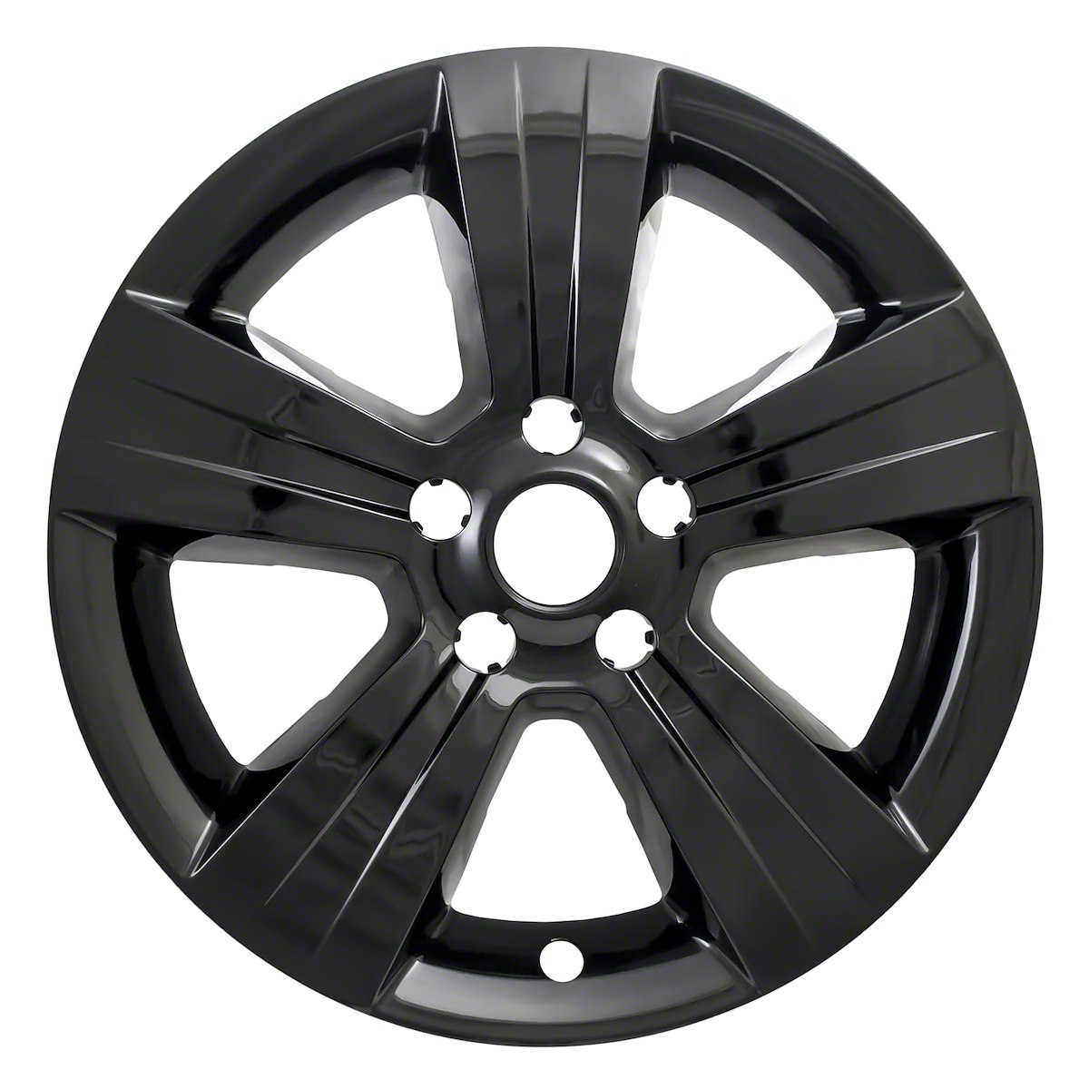 Coast2Coast Wheel Skin, 17 in, 5 Spokes, Gloss Black, Set Of 4 - IWCIMP373BLK