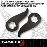 Suspension Pro Leveling Kit Suspension, 2 in Lift, Forged Steel - G22LL3