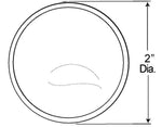 Grote Industries Blind Spot Mirror, 2 in - 12201-5