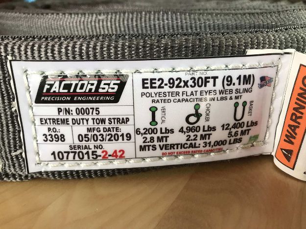 Factor 55 Recovery Shackles & Tow Straps 00075 product image 2