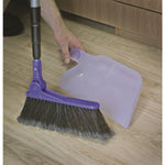 Camco Broom, Telescoping 24 in to 52 in Length Handle, Soft Bristled Head, Aluminum Handle - 43623