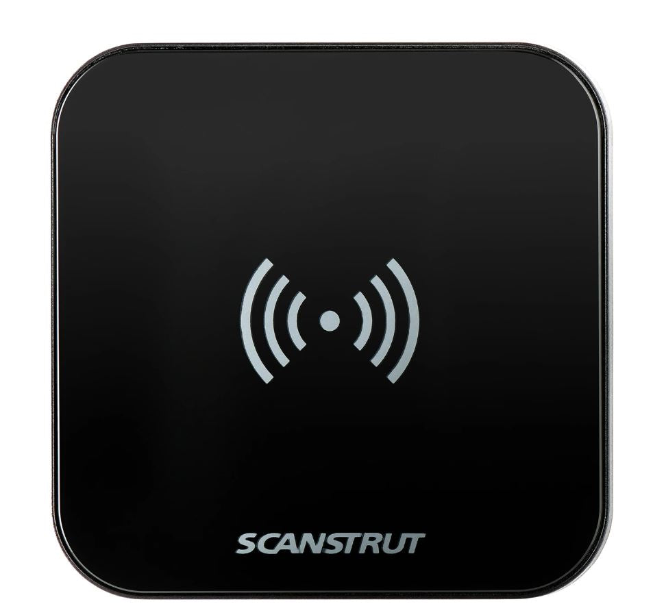 Scanstrut Wireless Cellular Phone Charger, Qi2 Charging Pad, 15 Watt Output, 12/24 V Input Voltage - SC-CW-14G