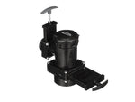 Valterra Sewer Waste Valve, Waste Valve For RV Black Water System, 3 in Waste Valve, With 3 in Hub x 1-1/2 in Hub x 3 in Bayonet Cap - T18