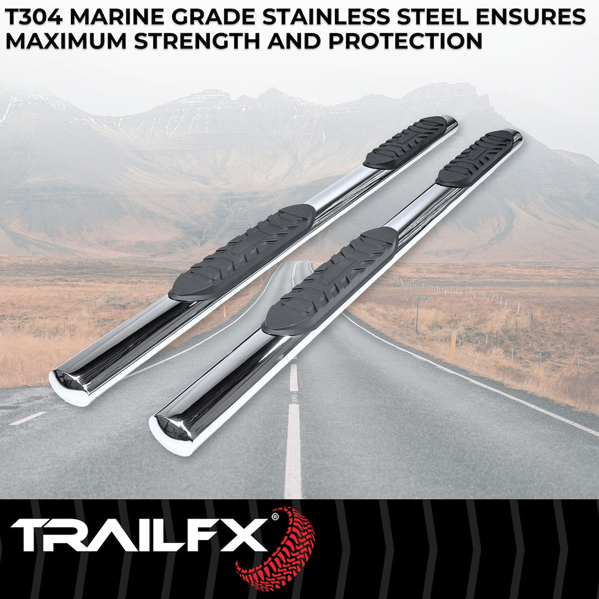 TrailFX Running Boards & Nerf Bars A1537S product image 2