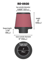 K&N Air Filter Elements RE-0930 product image 6