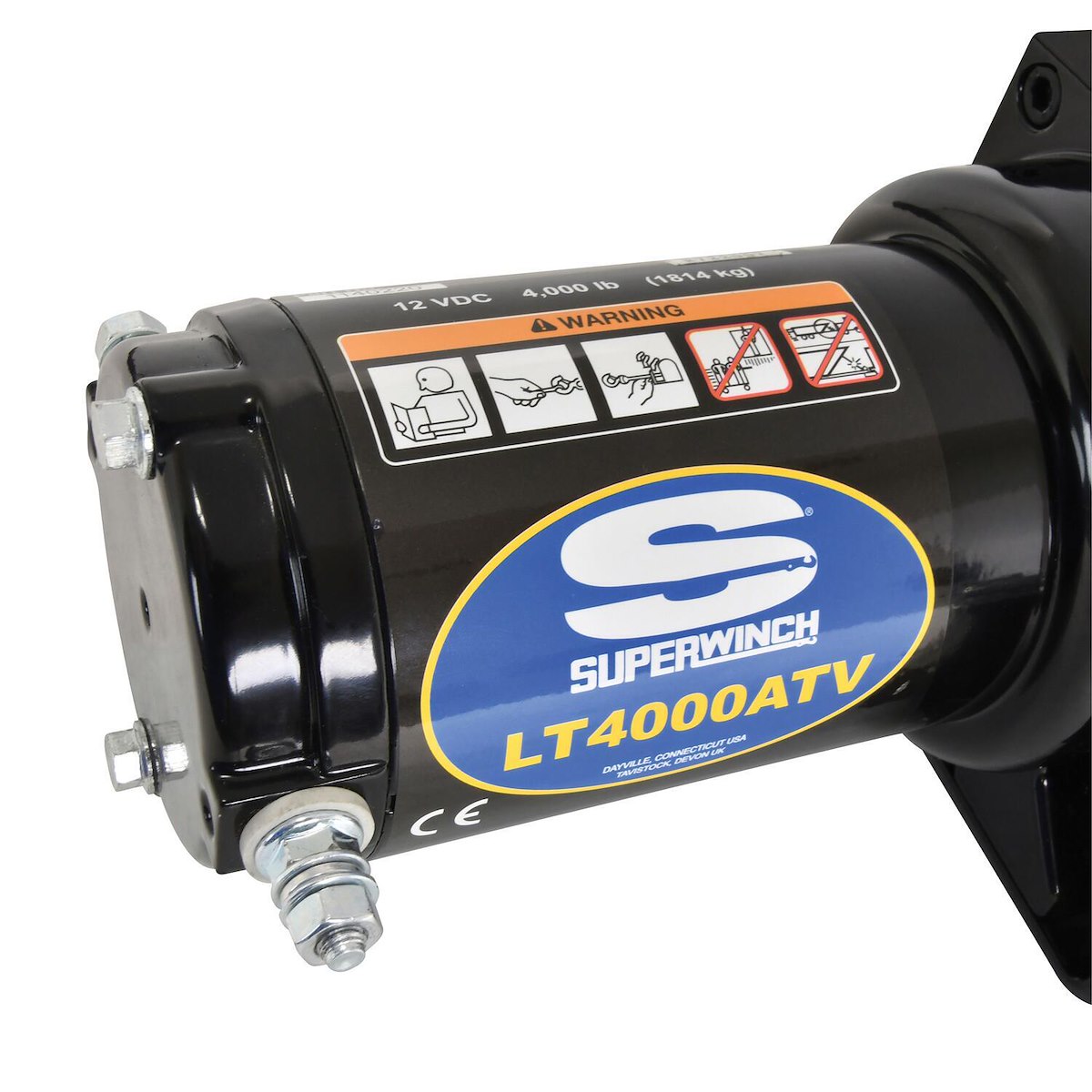 Superwinch Winch, LT Series, 12 V Electric, 4000 lb Line Pull Capacity - 1140220