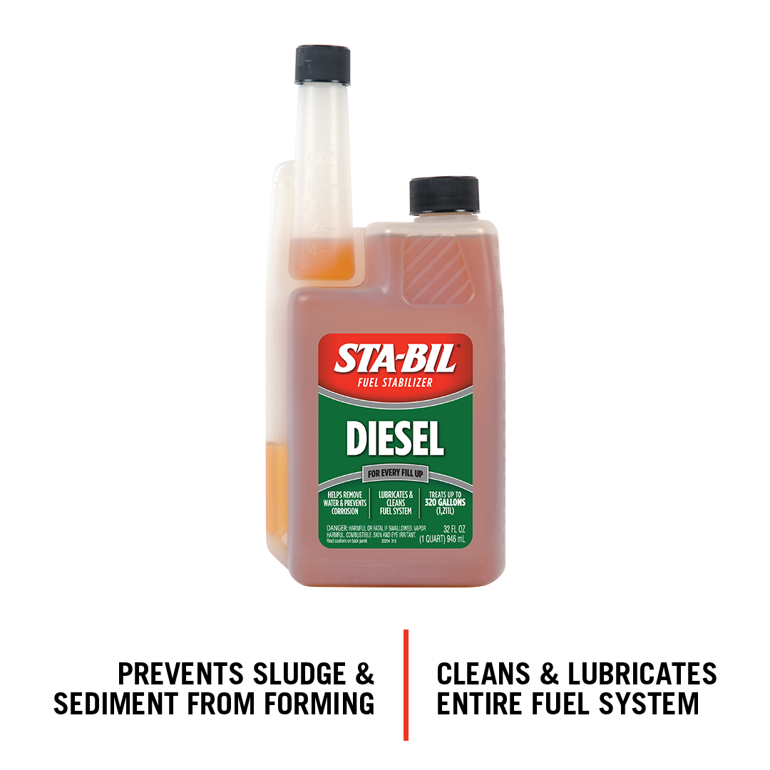 Sta-Bil Fuel Additive, Treats Up To 320 gal, 32 oz Bottle - 22254