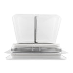 Camco Roof Vent, For 14 in x 14 in, White, Aluminum Base With Plastic Cover - 40480