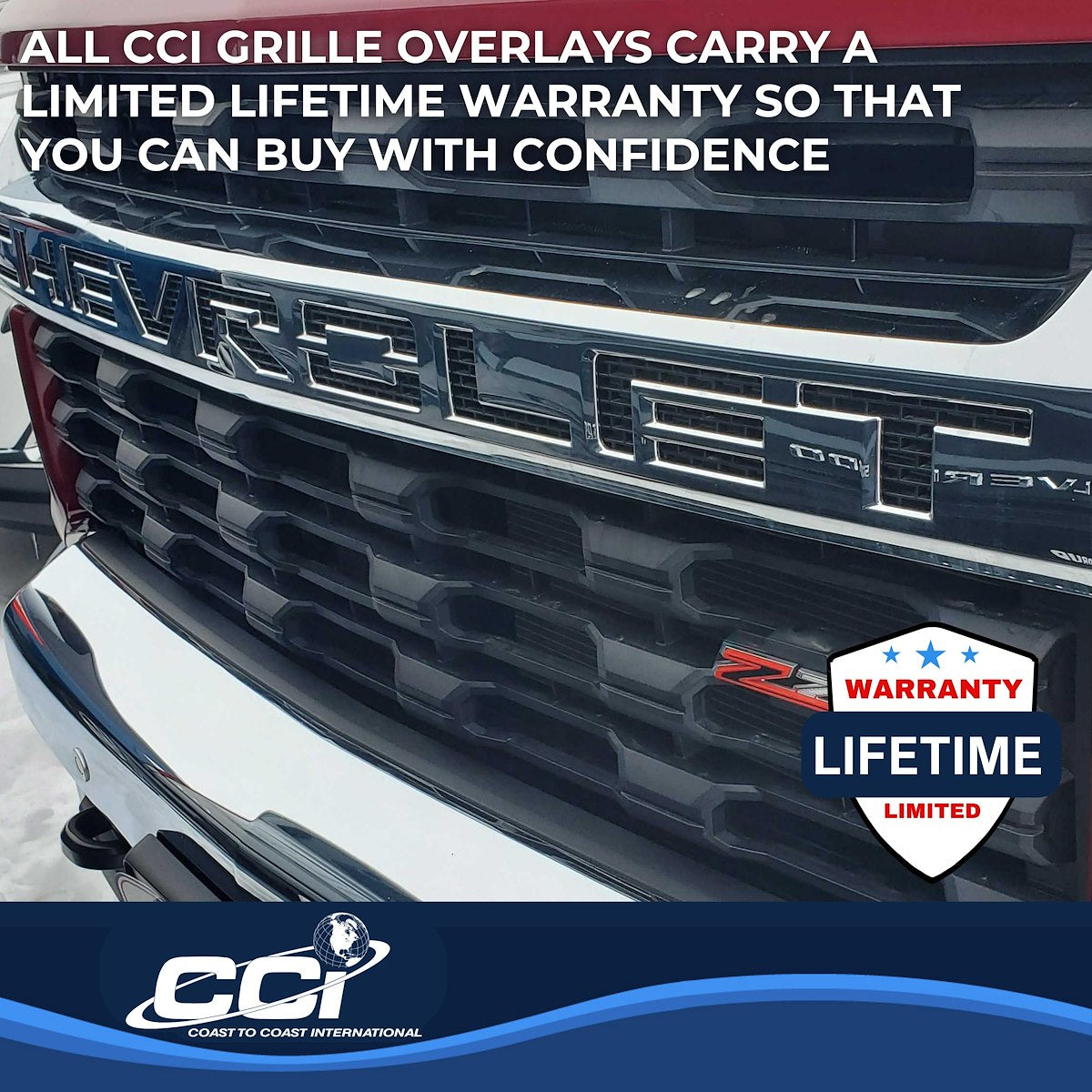 Coast2Coast Grille Overlays CCIGI168BLK product image 3