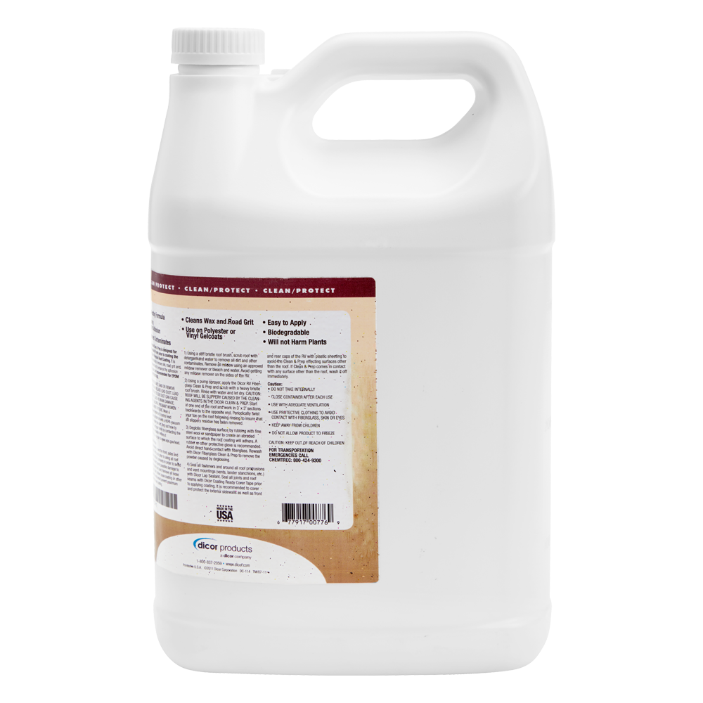 Dicor Corp. Plastic Cleaner, 1 gal Can - RP-FCP-1