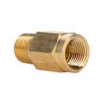 Camco Fresh Water Backflow Preventer, 1/2 in Male NPT Thread x 1/2 Female NPT Thread, Brass - 23303