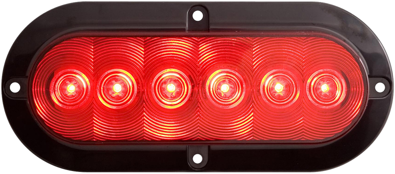Optronics Trailer Light, LED, Red, 7-9/16 in Length x 3-5/16 in Width x 3/4 in Depth - STL73RBP