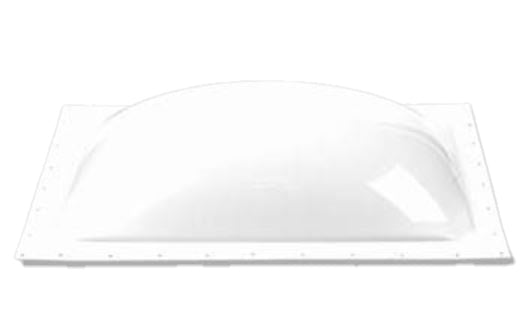 Specialty Recreation Skylight, 5 in High Bubble Type Dome, For 22 in Length x 14 in Width Opening, 25-1/2 in Length x 17-1/2 in Width Flange - SL1422W