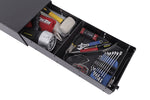 Dee Zee Under Seat Storage Unit, 3 compartments, 11-1/2 in Length x 52-1/4 in Width x 7-1/2 in Height, Black - DZ701