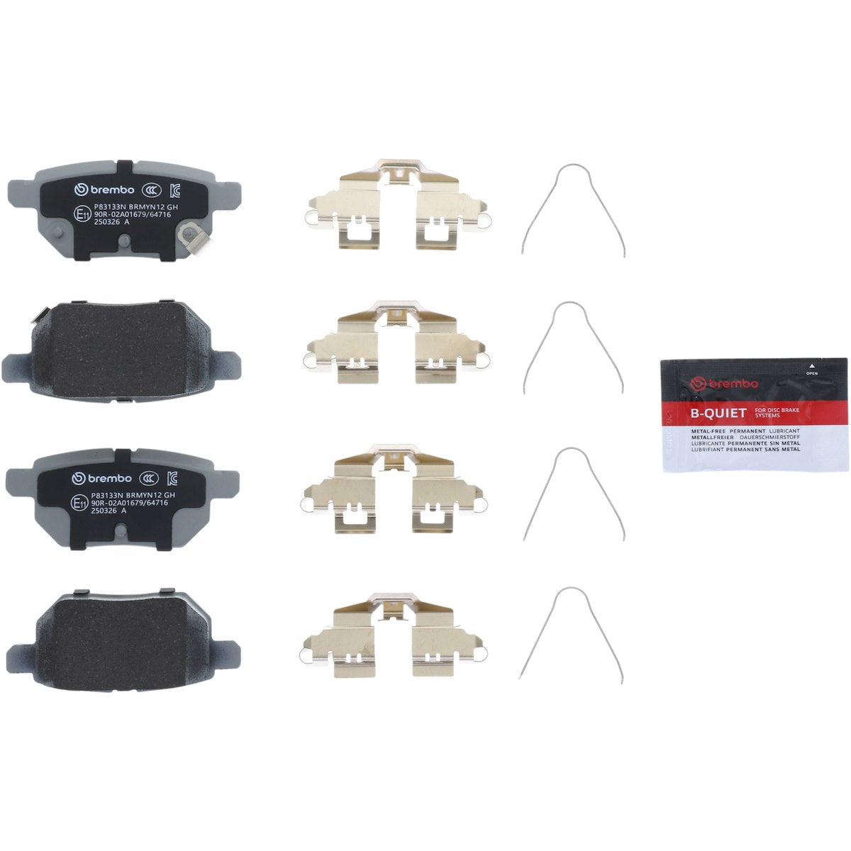 Brembo Brake Pads P83133N product image 6