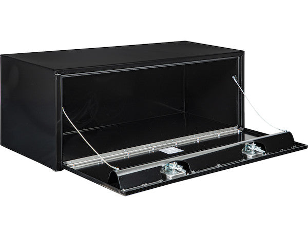 Buyers Products Tool Box, 1 Recessed Drop Door, Black, Steel - 1702310