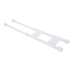Camco Cabinet Content Brace, Bar Extends From 10 in Length to 17 in Length, White Plastic - 44093