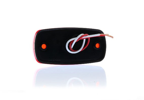 Optronics Clearance Light, LED, 4 in Length x 2 in Width x 1 in Depth, Red Lens - MCL0032RBB