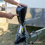 Lippert Trailer Tongue Jack, 3500 lb Capacity, 18 in Travel, Black - 813748