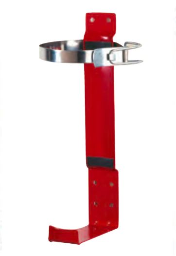 Buckeye Fire Fire Extinguisher Mount, 5 lb Tank, Red, Steel - 700260