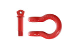 Overland Vehicle Systems D-Ring, With 3/4 in Pin, 4.75 Ton Weight Rating, Red - 19019904