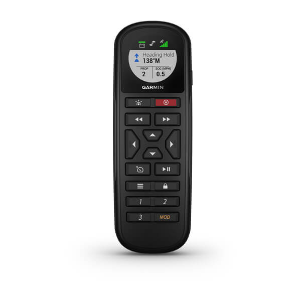 Garmin Boat Autopilot System Remote Control Kit, Black, Wireless With 45 ft Range, Waterproof, Floats, Color Display - 010-12833-10