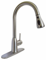Phoenix Products Faucet, 8 in Deck Mount, 1 Hole Or 3 Hole Application, Ceramic Disc Valve - PF231466