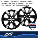 Coast2Coast Wheel Skins & Styled Wheel Covers IWCIMP380BLK product image 4
