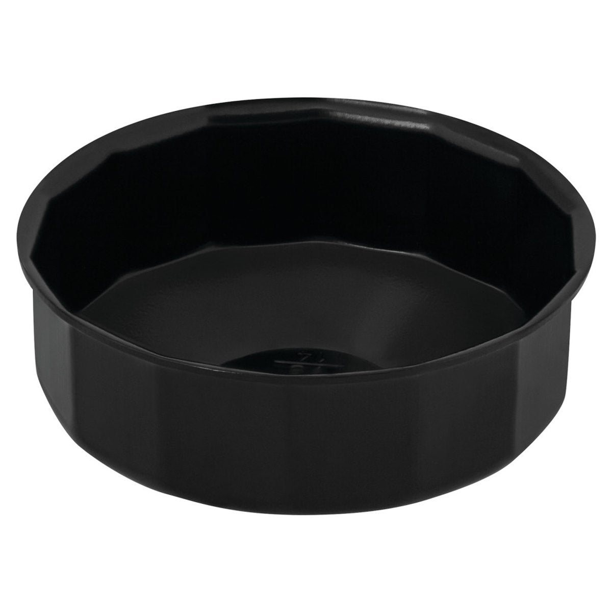 Performance Tool Oil Filter Wrench, 73 Millimeter Size, 3/8 in Drive, Black - W54108
