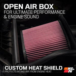 K&N Air Cleaner Assemblies and Air Intake Kits 57-1533 product image 7