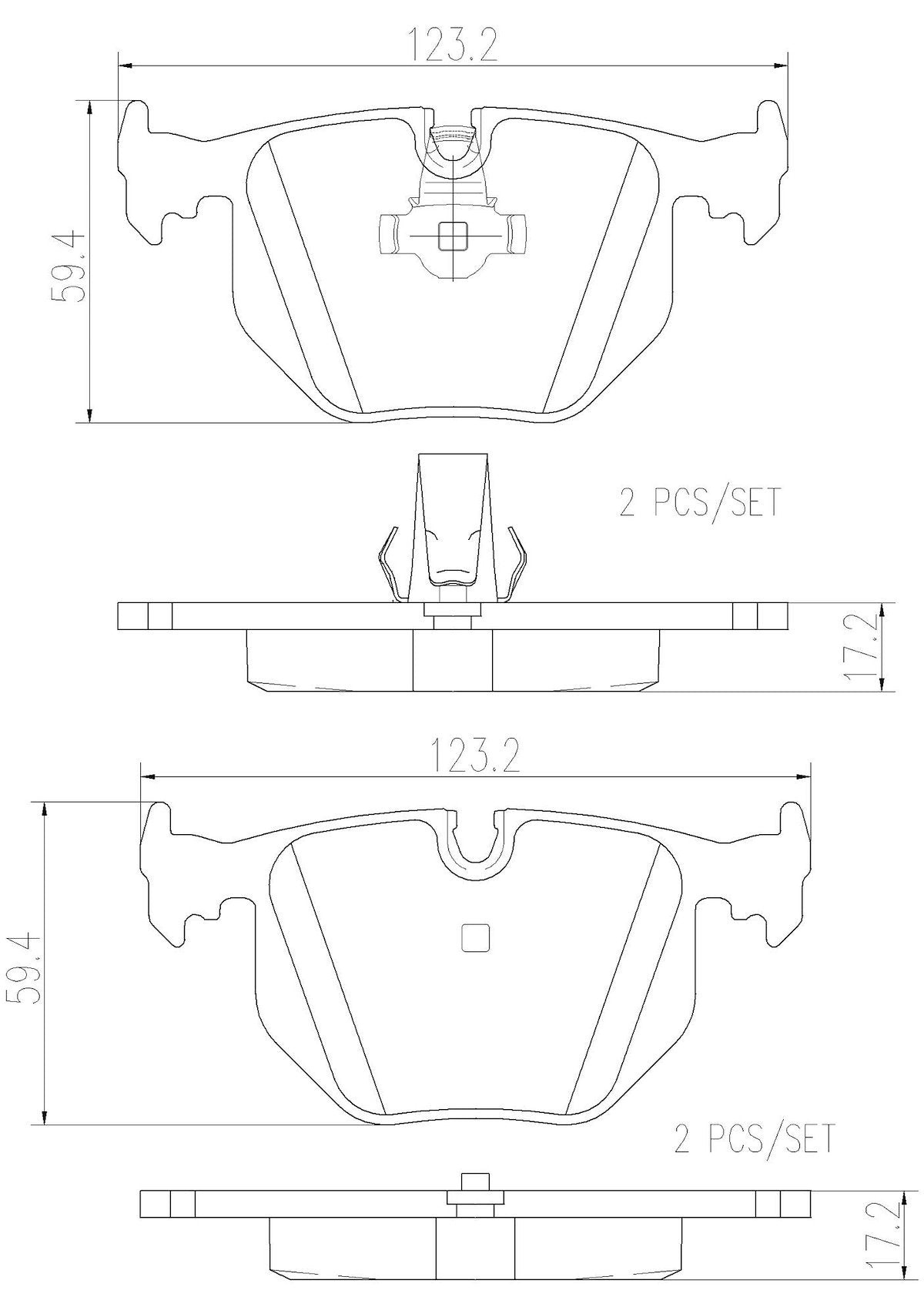 Brembo Brake Pads P06020N product image 4