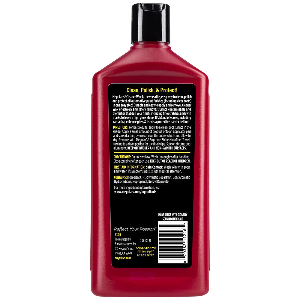 Meguiars Car Wax, Classic Series, 16 oz - A1216