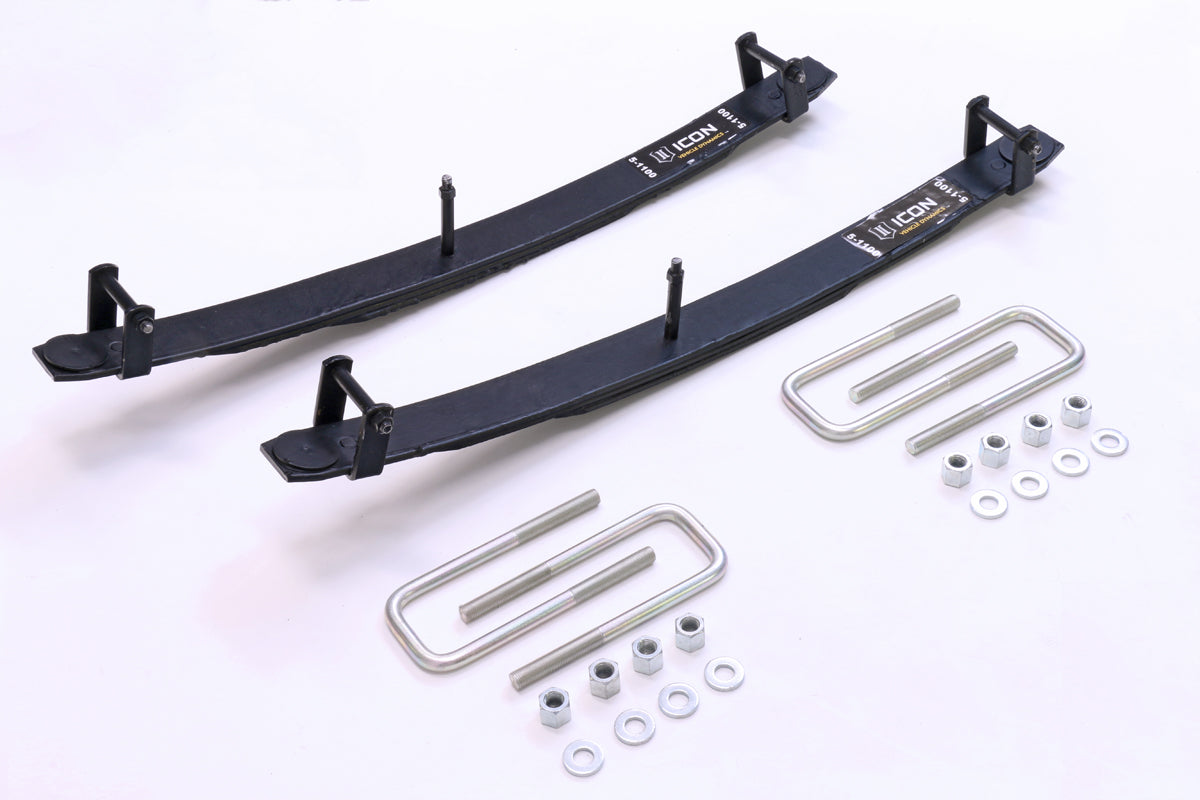 Icon Vehicle Dynamics Add-A-Leaf, 1-1/2 in Lift, Set Of 2 - 51100