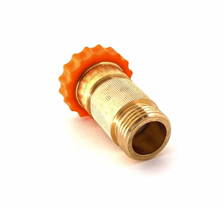 JR Products Fresh Water Pressure Regulator, 40 To 50 PSI, 3/4 in Hose Fittings, Brass - 62205