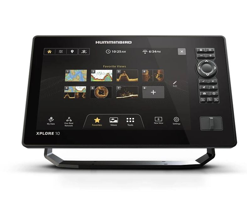 Humminbird Fish Finder, 10 in LCD Display, Preloaded With 13 USA And Canada Regions - 412010-1CHO