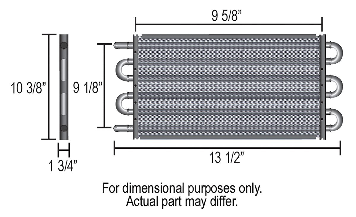 Derale Engine Oil and Automatic Transmission Oil Cooler 15300 product image 2