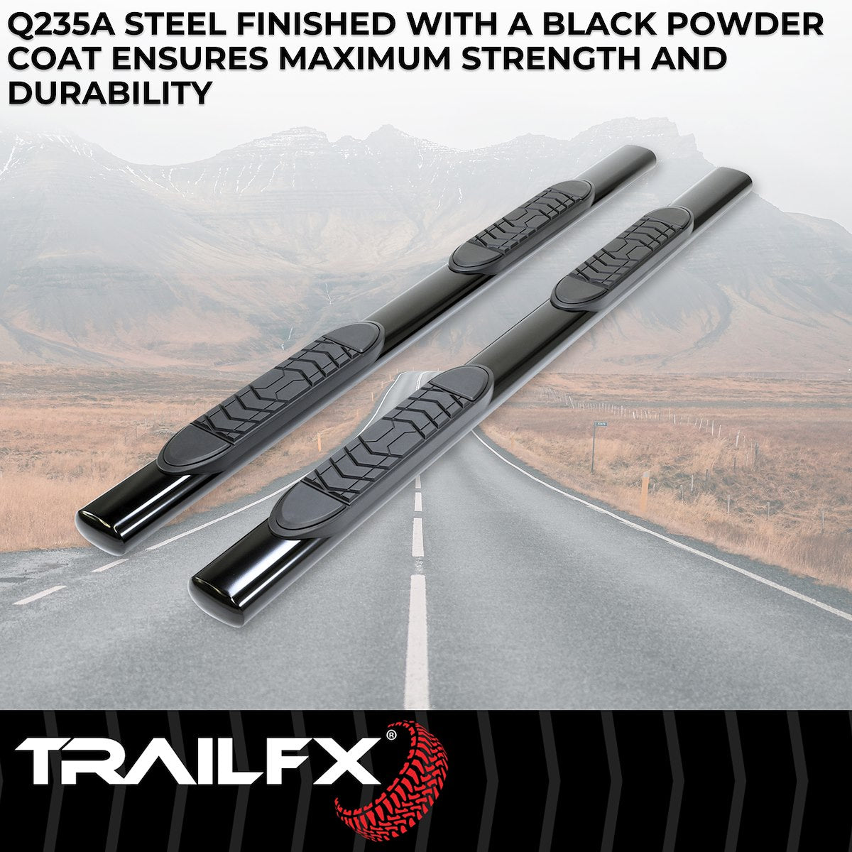 TrailFX Running Boards & Nerf Bars A7094B product image 2