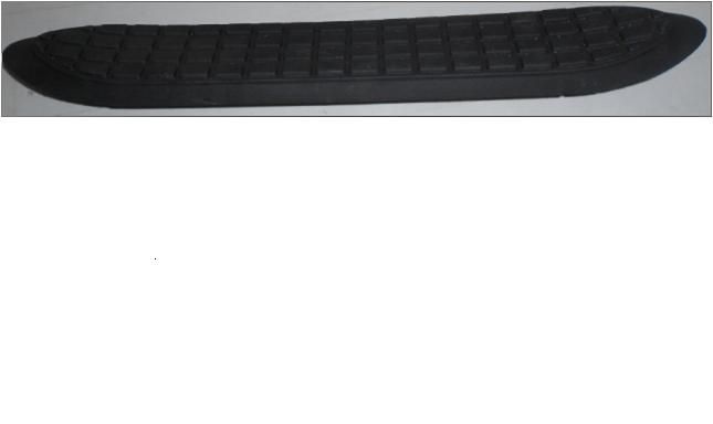 TrailFX Nerf Bar Pad, For 3 in TrailFX Round Bars, 5 Pin Mount (Installation Clips Included) - WSP001KIT