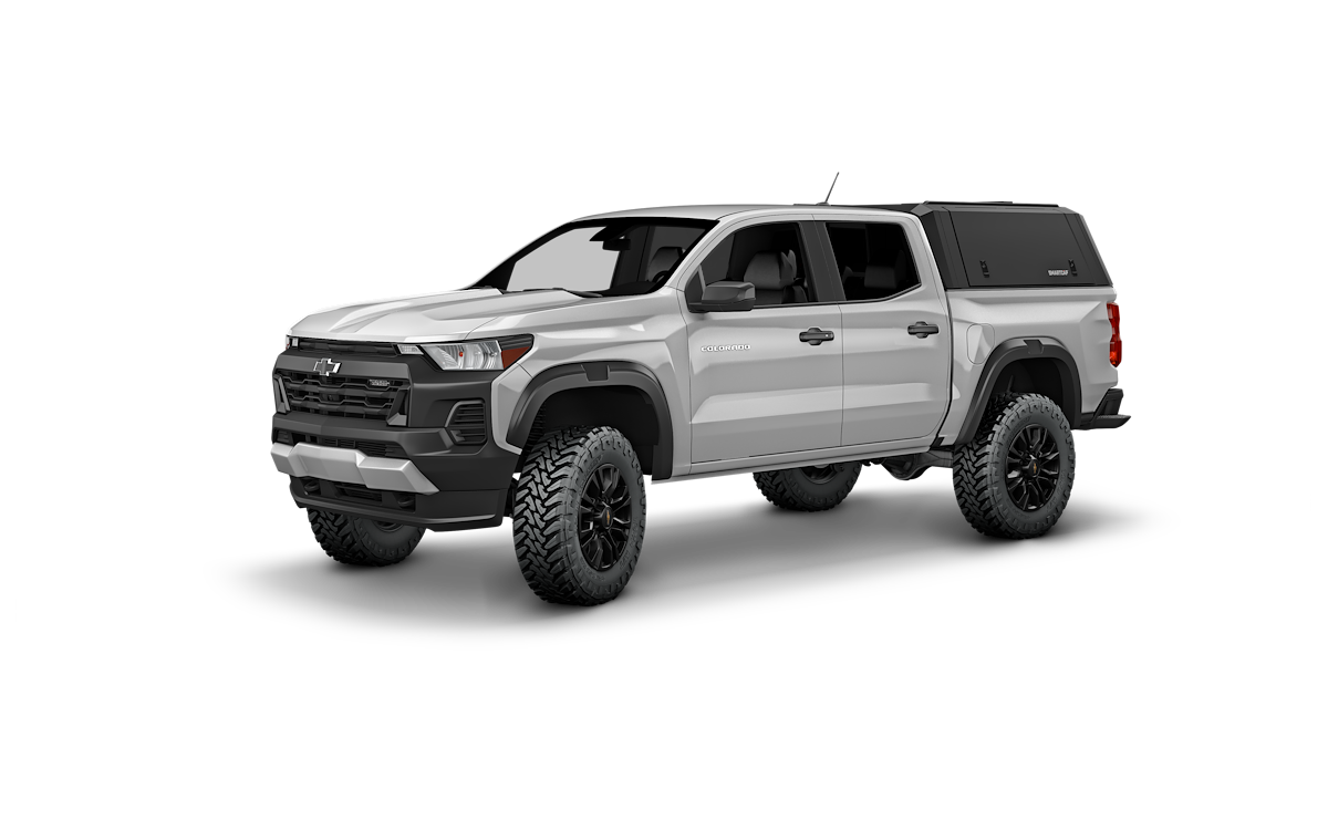 SmartCap Truck Cap, Holds Up To 330 lb When Moving And 770 lb When Parked, Matte Black, Stainless Steel - EA0113-MB