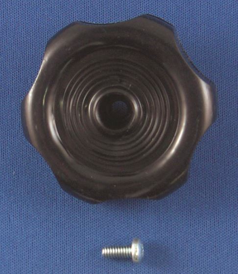 Strybuc Window Crank Knob, 7/8 in Shaft, Black - 743CE BLK
