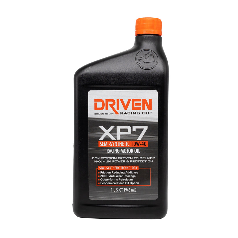Driven Racing Oil Oil, XP7 Series, SAE 10W40, 1 qt Bottle - 01706