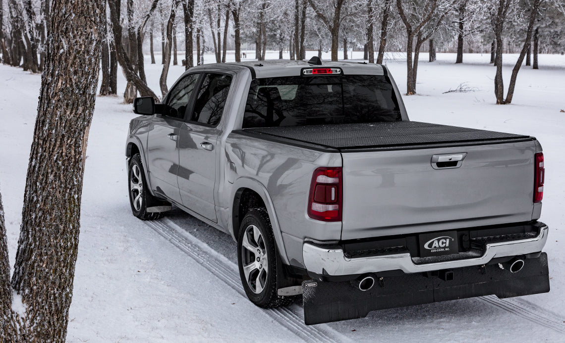 ACCESS Covers Tonneau Cover, 2 Folds/3 Panels, Black Urethane Finish, Aluminum - B3050099