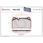 Brembo Brake Pads P85133N product image 5